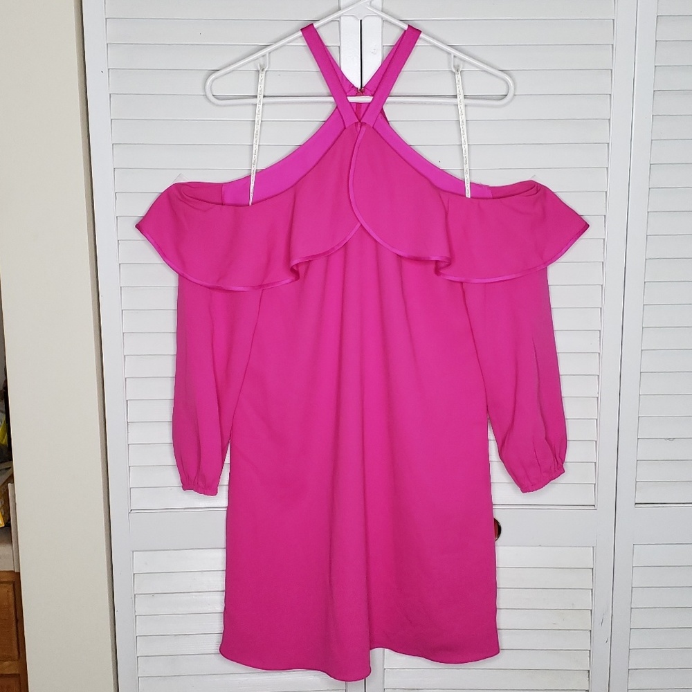 Lilly Pulitzer NWT Pink Abrielle Dress, Size 0 - Picture 2 of 8